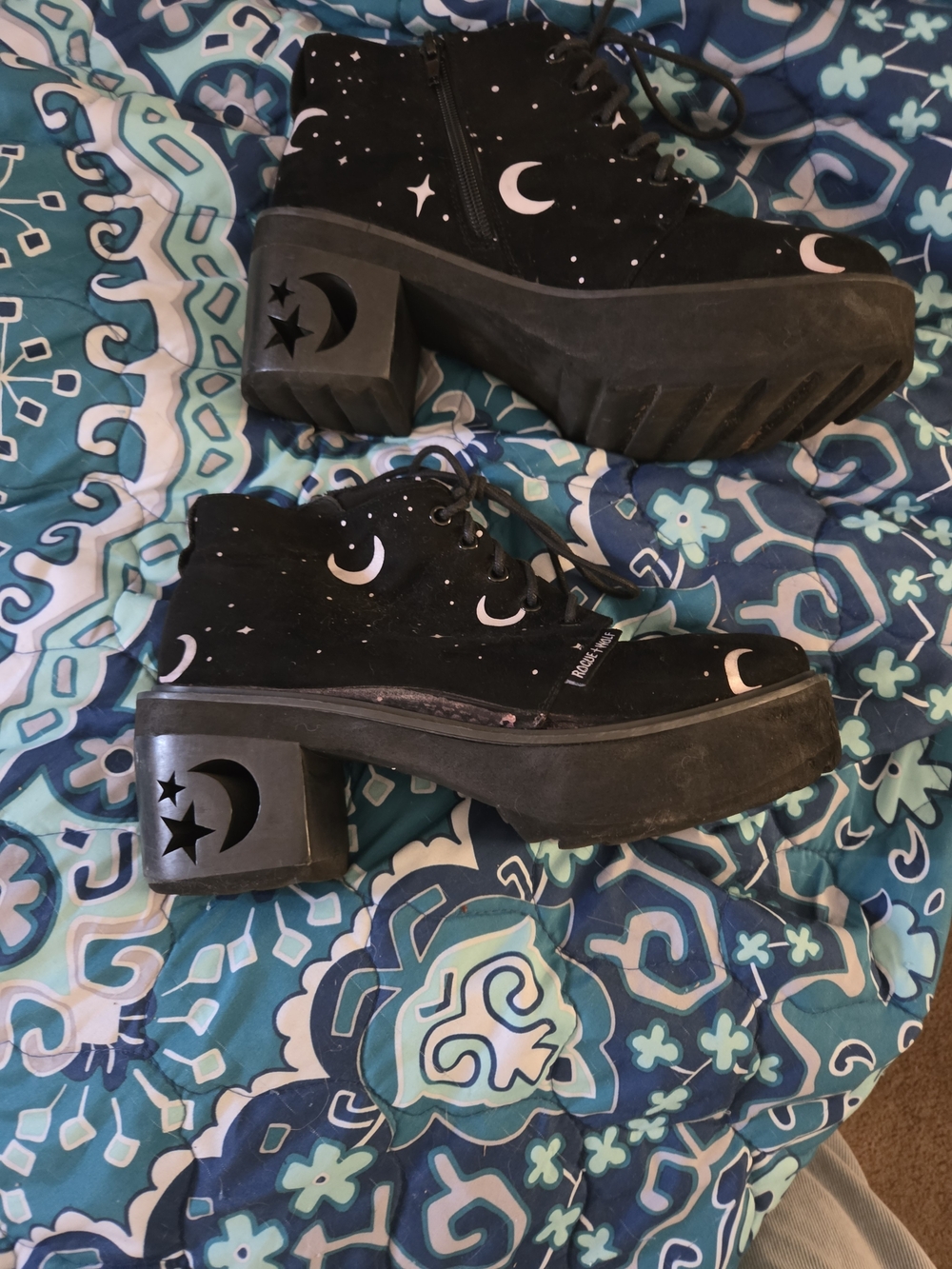 Rogue And Wolf Moondust Platforms - Size 9 - Need Repair